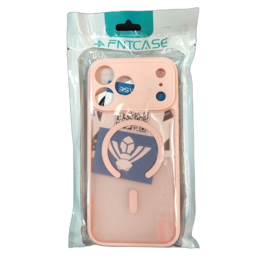 FNTCase iPhone 17 PRO MAX Phone Case Protector Soft Pink Salmon